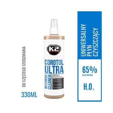 Agente De Limpieza Universal K2 COROTOL ULTRA 330ml Líquido de limpieza de alcohol universal 65%