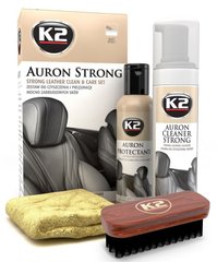 A Set For Cleaning And Caring For Heavily Soiled Leather K2 AURON STRONG