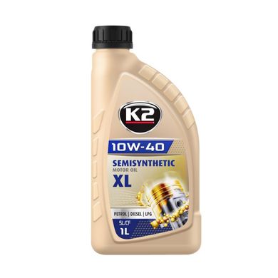 Полусинтетическое моторное масло K2 TEXAR 10W-40 XL 4L
