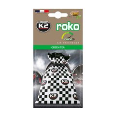Освежитель воздуха для автомобиля K2 ROKO RACE GREEN TEA 25 G