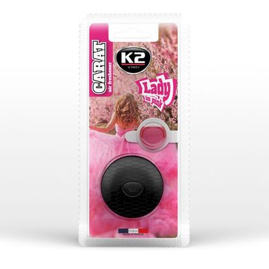 Loudspeaker Membrane Air Freshener, Lady In Pink K2 CARAT LADY IN PINK + ADDITIONAL REFILL