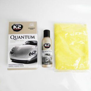 Synthetic Protective Wax - Set With Microfibre QUANTUM 140G - set with microfibre 40x40cm
