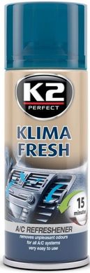 Очиститель-Освежитель Кондиционера K2 KLIMA FRESH 150 CHERRY odświeża klimatyzację i wnętrze