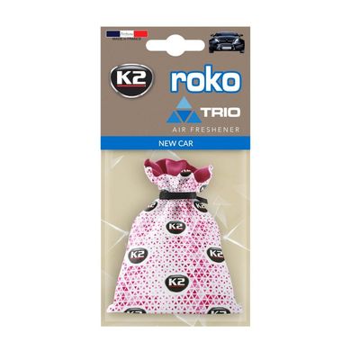 Освежитель воздуха для автомобиля K2 ROKO TRIO NEW CAR 25 G