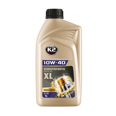Полусинтетическое моторное масло K2 TEXAR 10W-40 XL-TD 1L