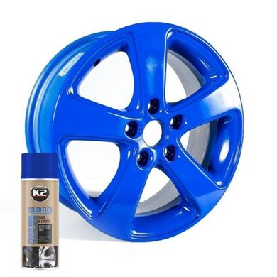 Rubber Spray Blue K2 COLOR FLEX BLUE 400 ml