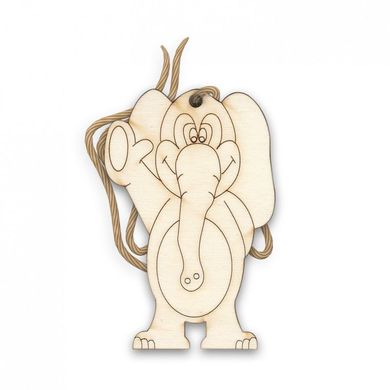 Деревянная Вешалка Для Освежителей Воздуха, Лимон Слон K2 WOODY ELEPHANT LEMON