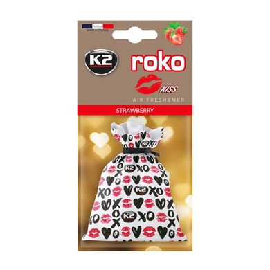 Car Air Freshener K2 ROKO KISS STRAWBERRY 25 G