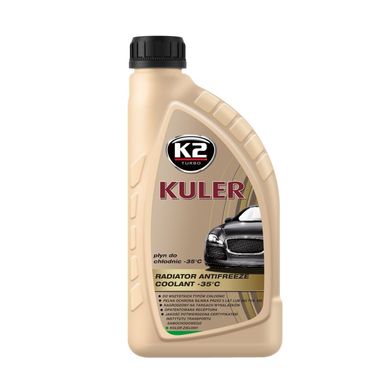 Охлаждающая Жидкость Для Систем Охлаждения Двигателей Автомобиля K2 KULER LONG LIFE -35°C GREEN 1L
