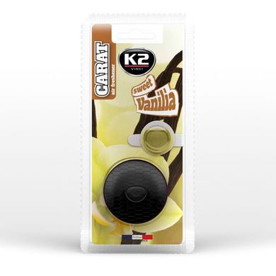 Loudspeaker Membrane Air Freshener, Sweet Vanilla K2 CARAT SWEET VANILLA + ADDITIONAL REFILL