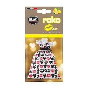 Ambientador de aire del coche K2 ROKO KISS LEMON 25 G