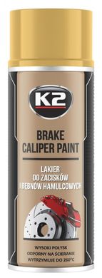 Caliper Spray Gold K2 BRAKE CALIPER PAINT 400 ML GOLD