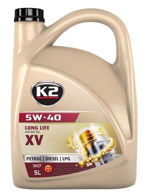 Синтетическое моторное масло K2 TEXAR 5W-40 XV-C3 5L