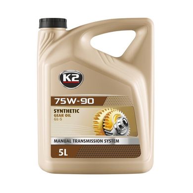 Синтетическое трансмиссионное масло K2 MATIC 75W-90 GL-5 5 L