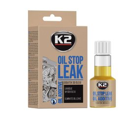 Elimina Las Fugas De Aceite Del Motor. K2 STOP LEAK OIL 50 ML