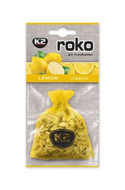 Fresh Bag Car Air Freshener, Lemon K2 ROKO LEMON 20 G