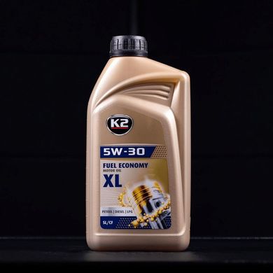 Полусинтетическое моторное масло K2 TEXAR 5W-30 XL 1L