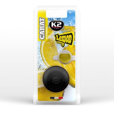Loudspeaker Membrane Air Freshener, Lemon Energy K2 CARAT LEMON ENERGY + ADDITIONAL REFILL