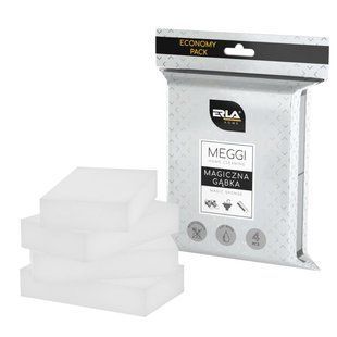 Magic Sponge 4 Pcs, 10X6X2 ERLA MEGGI Magic sponge