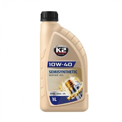 Полусинтетическое моторное масло K2 10W40 1L