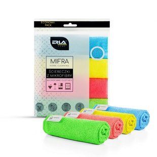 Universal Microfiber Cloths, 4Pcs, 30X30 ERLA MIFRA