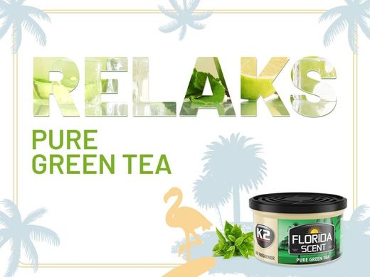 Canned Air Freshener K2 FLORIDA SCENT PURE GREEN TEA