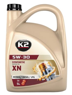 Синтетическое моторное масло K2 TEXAR 5W-30 XN 5L