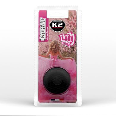 Loudspeaker Membrane Air Freshener, Lady In Pink K2 CARAT LADY IN PINK 2,7 ML
