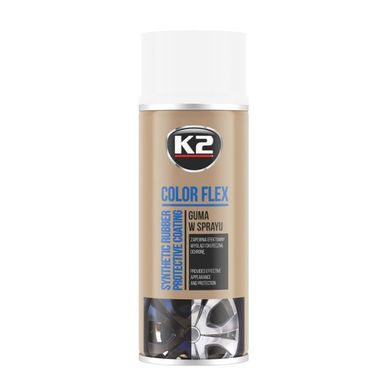 Rubber Spray White K2 COLOR FLEX WHITE 400 ML